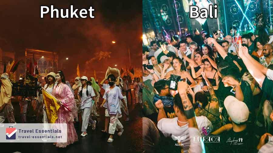 Bali vs Phuket Nightlife